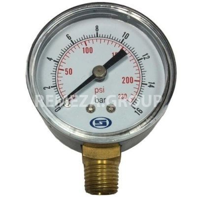 R 4141301600 Манометр D.50 мм, 1/4", 16 Bar (аналог 7110020000) R 4141301600 Манометр D.50 мм, 1/4", 16 Bar (аналог 7110020000) фото